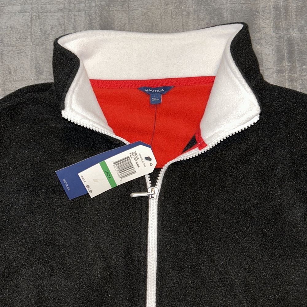 Nautical women’s quarter zip. Size large.  NWT